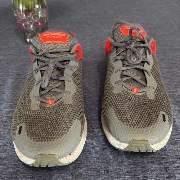 Men’s Under Armour Charged Pursuit 2 Orange Spkl  Grey Size 13 main image 5